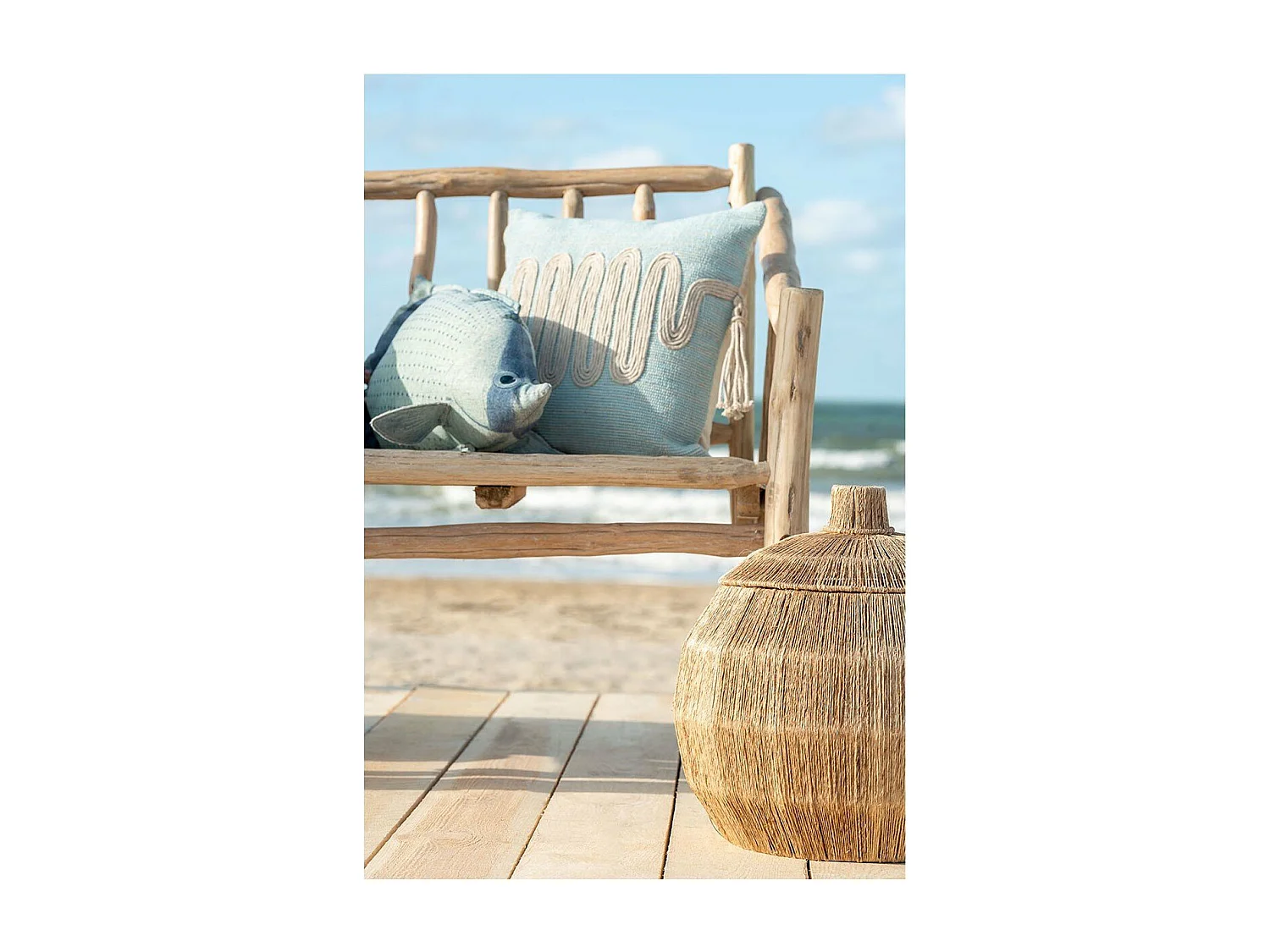 Set 2 Paniers Arrondis en Jute Naturel - DANTYA