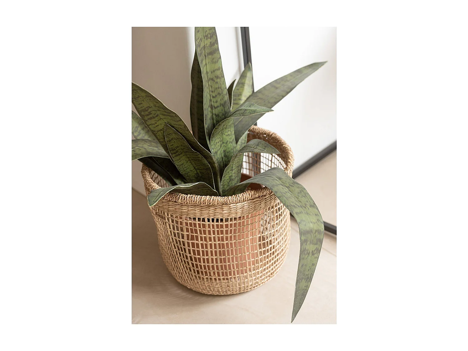 Set van 5 Oasis manden naturel