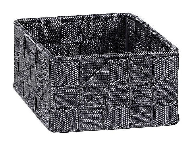 Panier gris avec sangles - 20x14x8cm