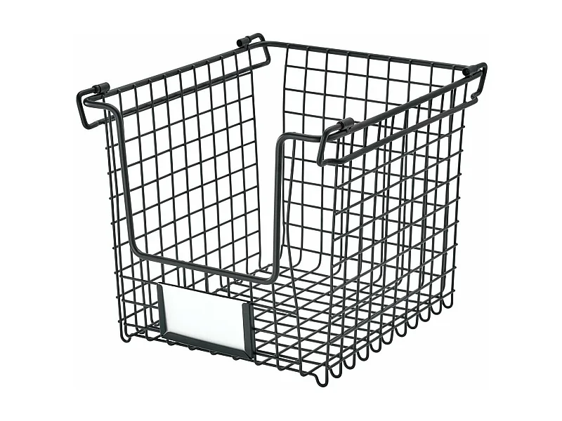 Cestino filo d'acciaio opaco 20cm classico