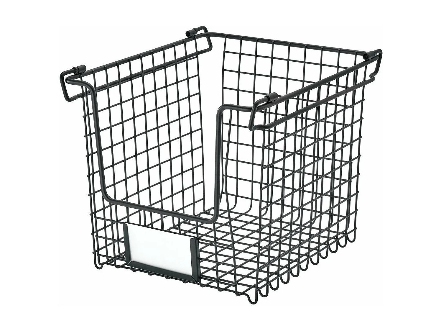 Drahtkorb aus mattem Stahl 20 cm Classico