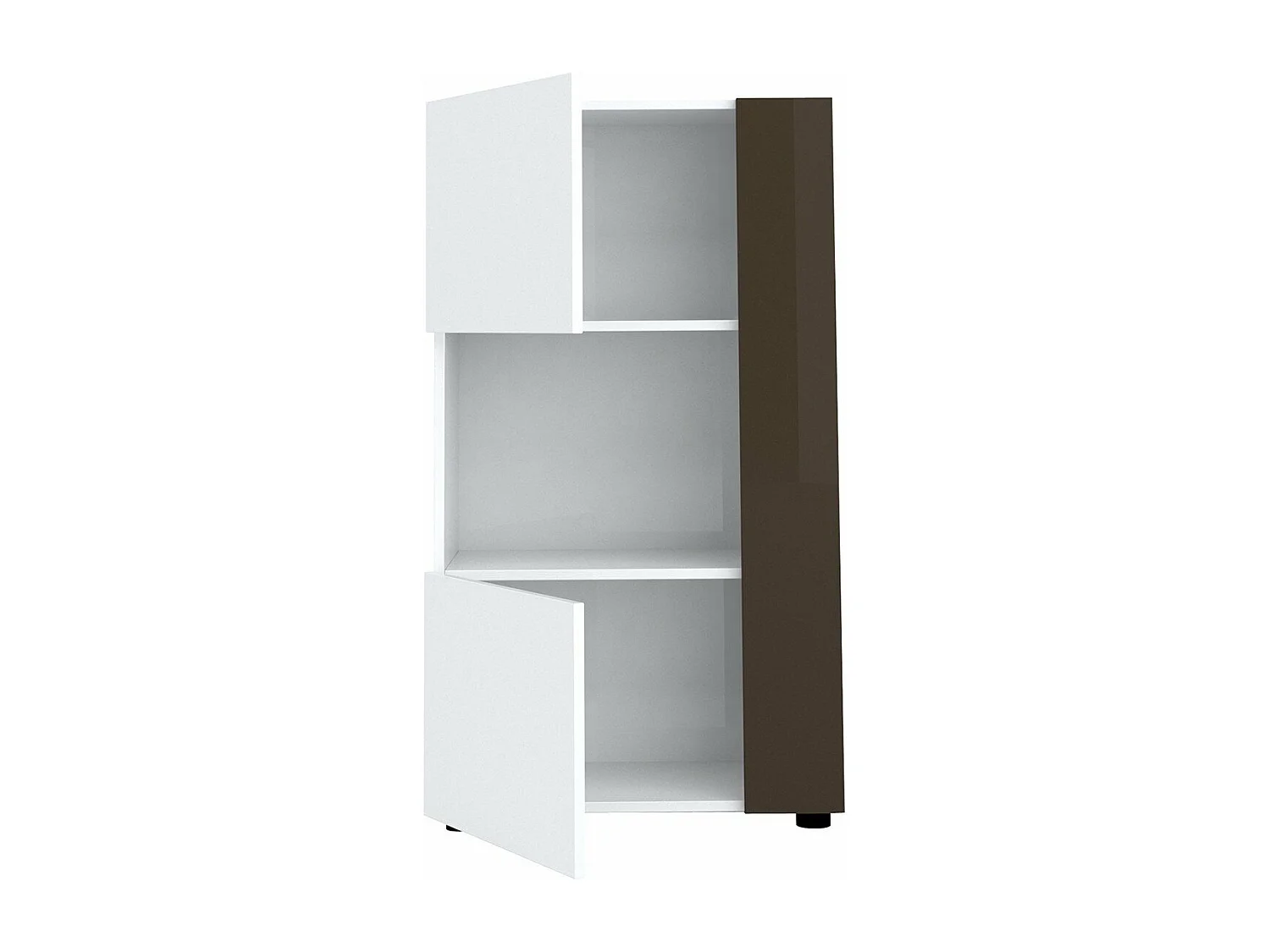 Bibliothèque 2 portes 1 niche Karat - Fabrication Française