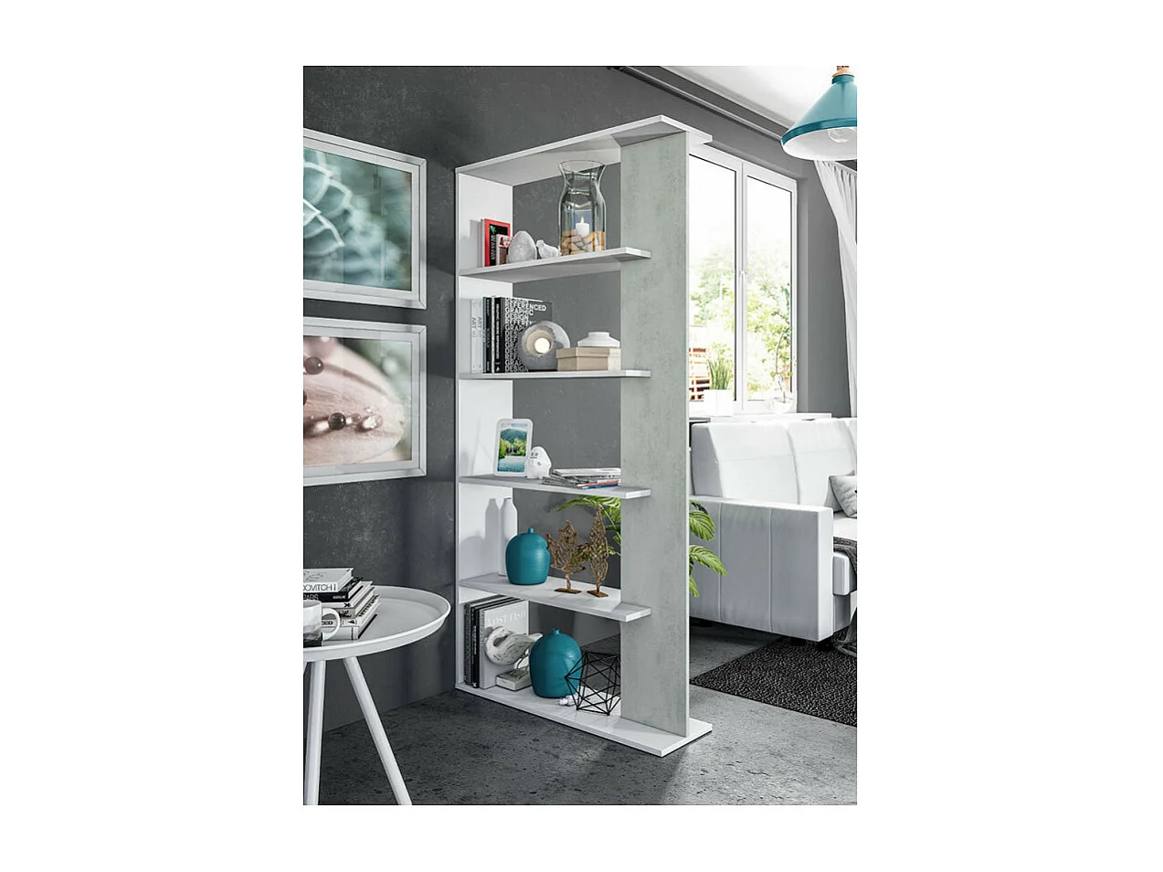 Bibliothèque L90 x H180 cm