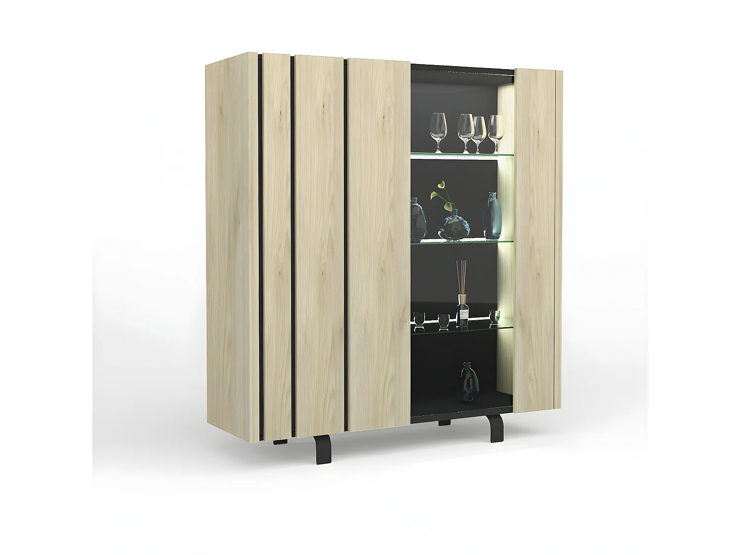 Vaisselier 2 portes RUSH - Fabrication Française