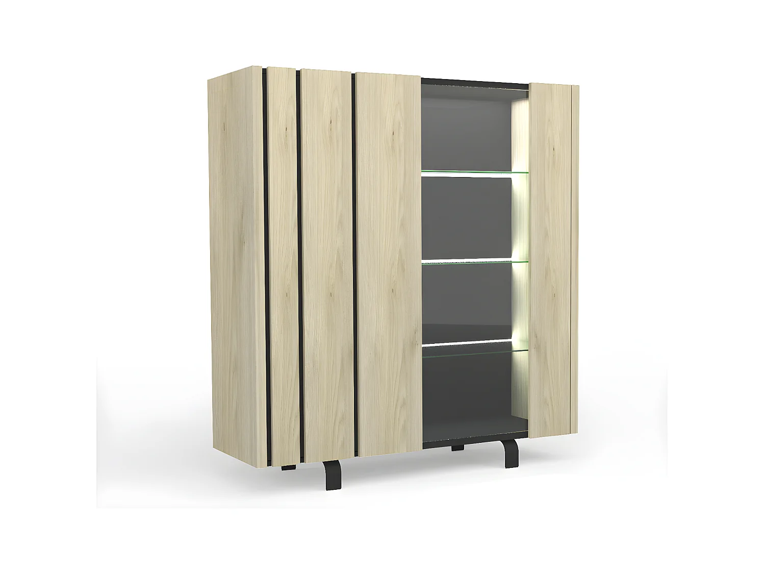 Vaisselier 2 porte RUSH - Fabbricazione Francese