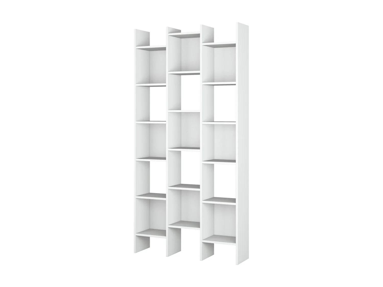 Biblioteca 3 colonne 15 scomparti - H192 cm