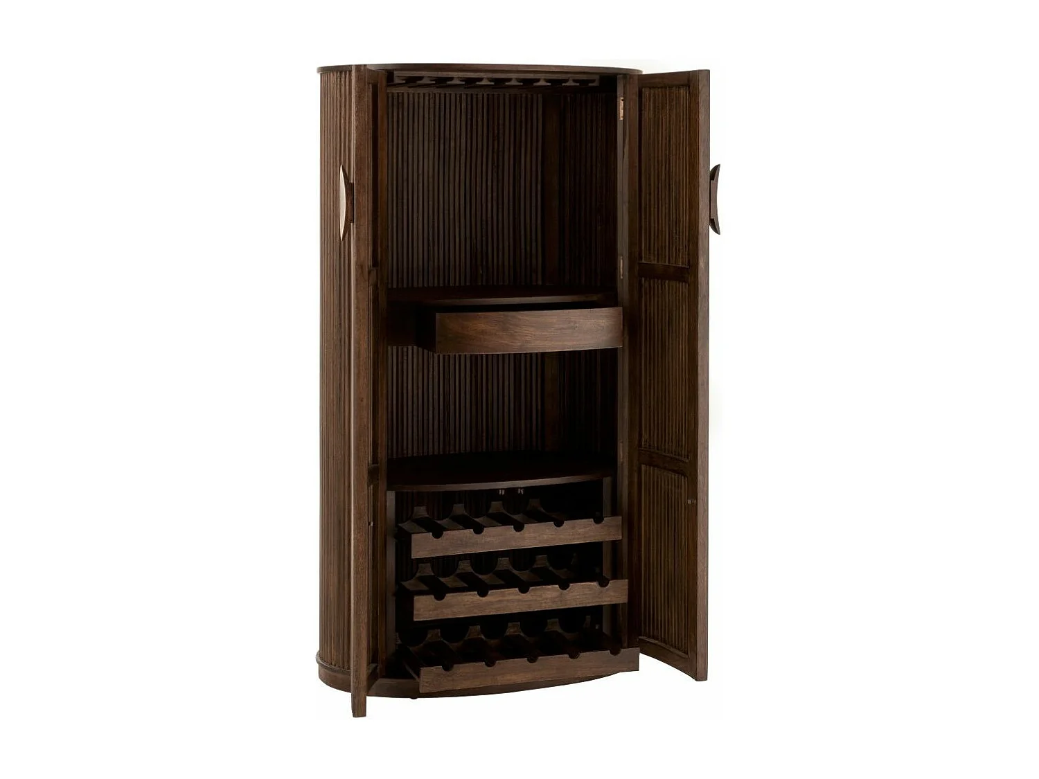 Armoire bar bois de manguier