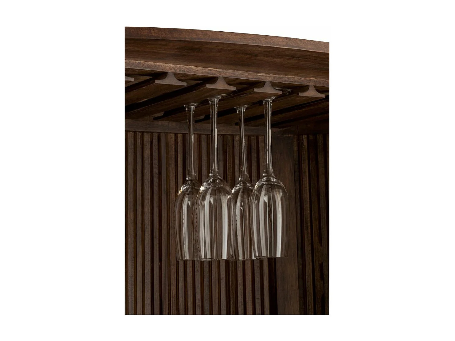 Armoire bar bois de manguier