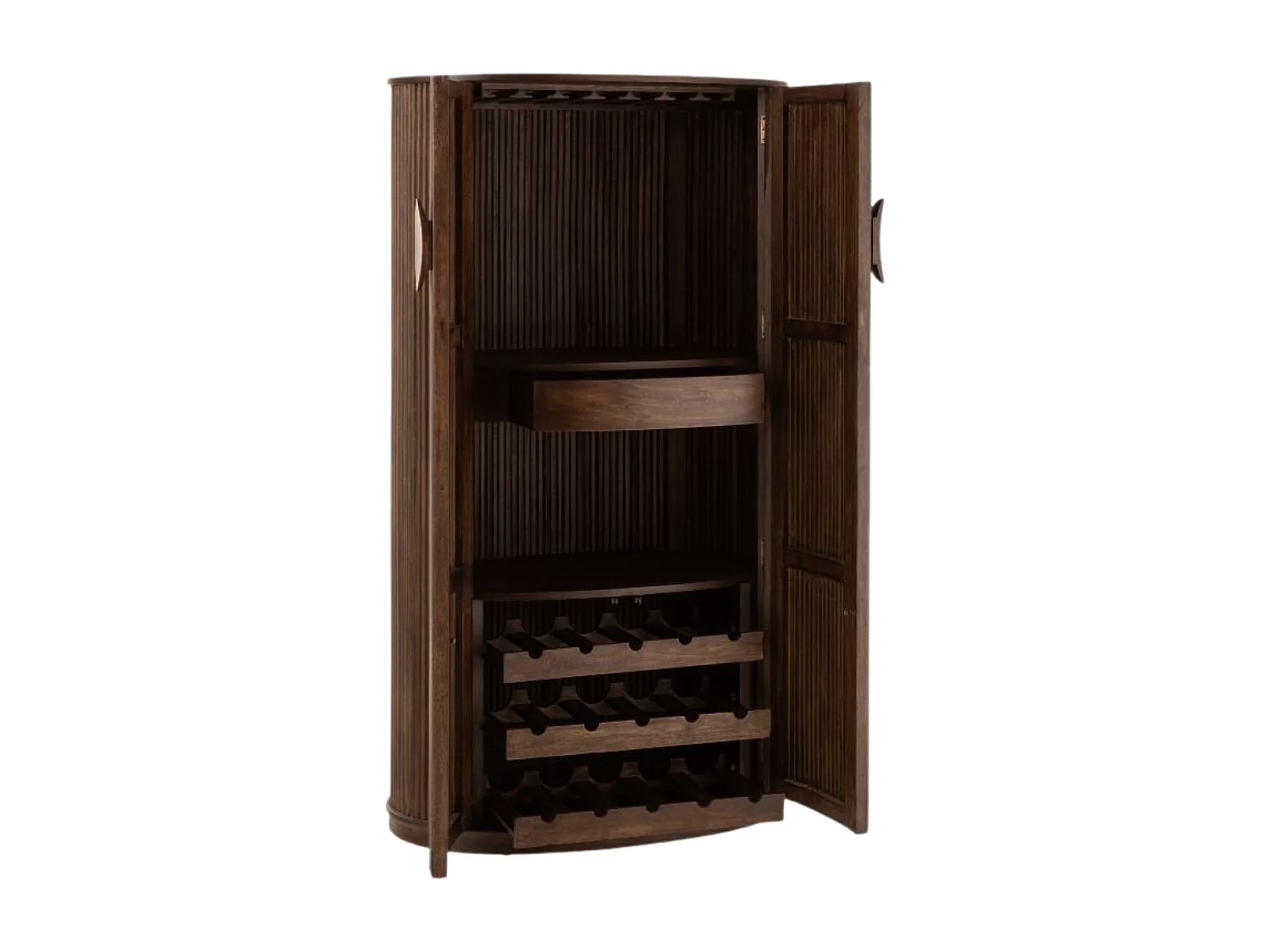 Armoire bar bois de manguier