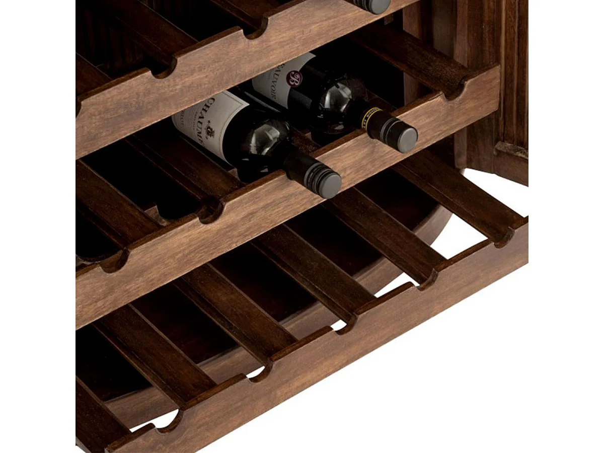 Armoire bar bois de manguier