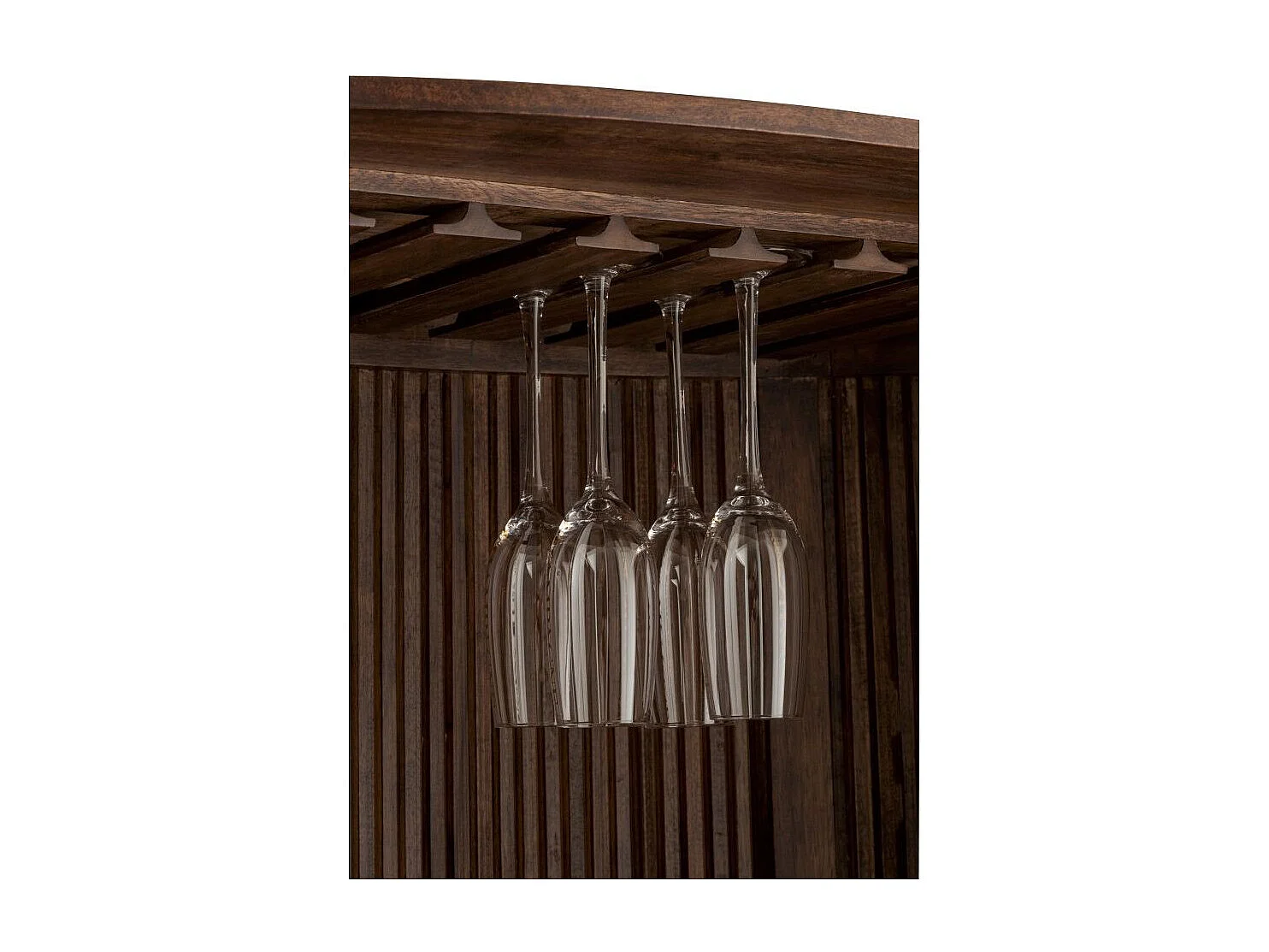 Armoire bar bois de manguier