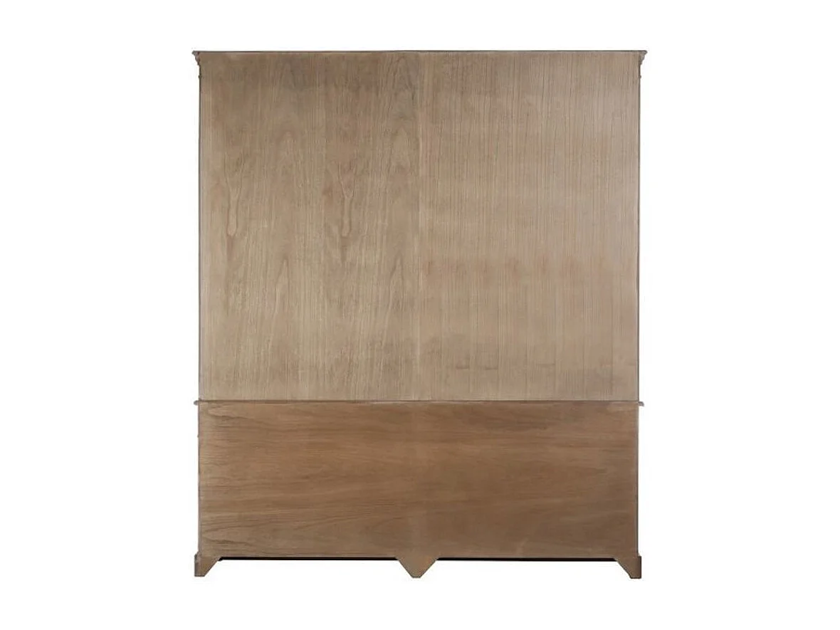 Bibliothèque Double en Bois Massif avec Échelle - L200 x H232,5 cm - Ludwig