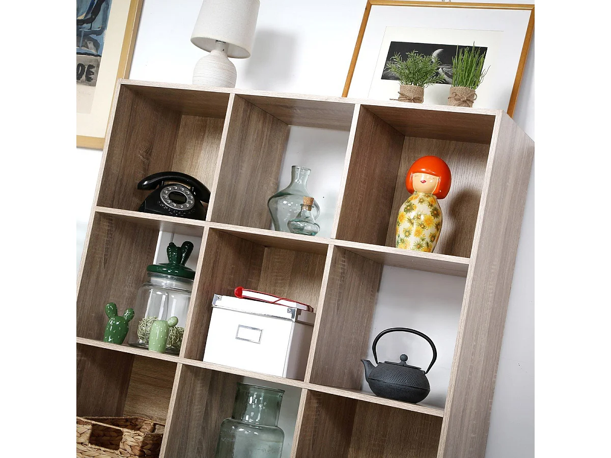 Etagère de Rangement 12 Cases  L93 cm - COMPO