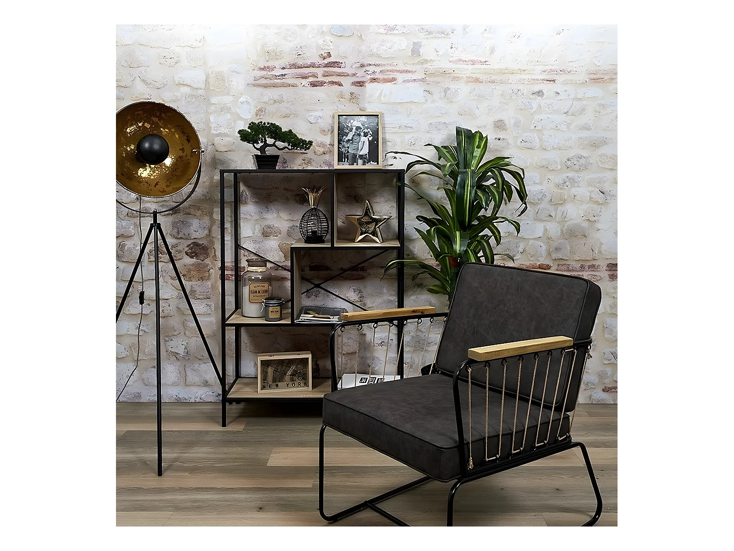 Etagère multi-compartiments H113 cm - EDISON