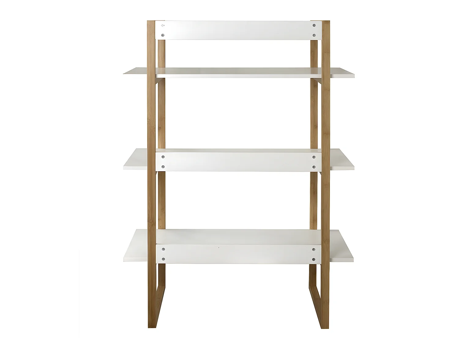 Etagère bambou 3 niveaux - Blanche