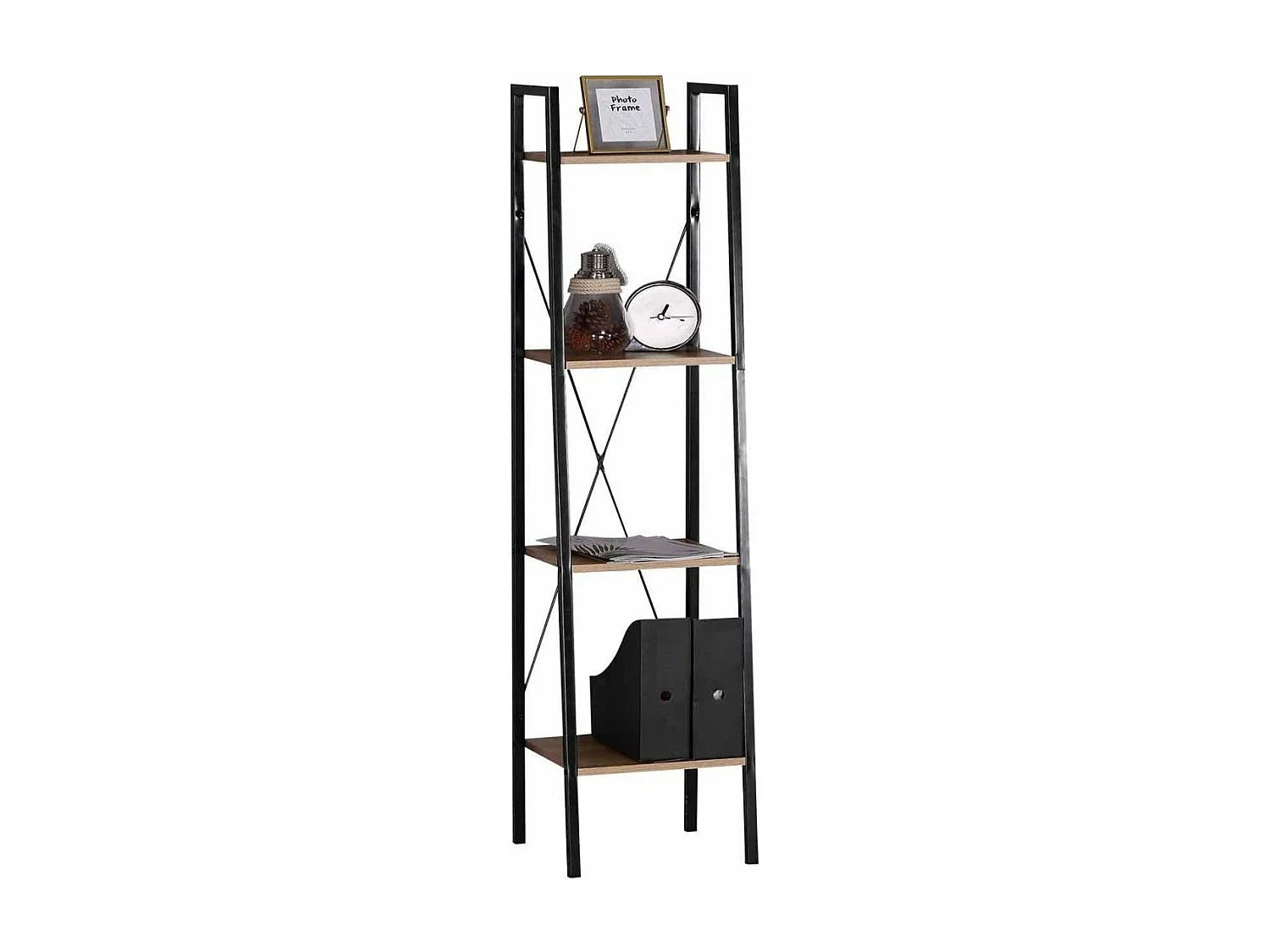 Étagère Colonne 4 niveaux H148 cm - LEXIE