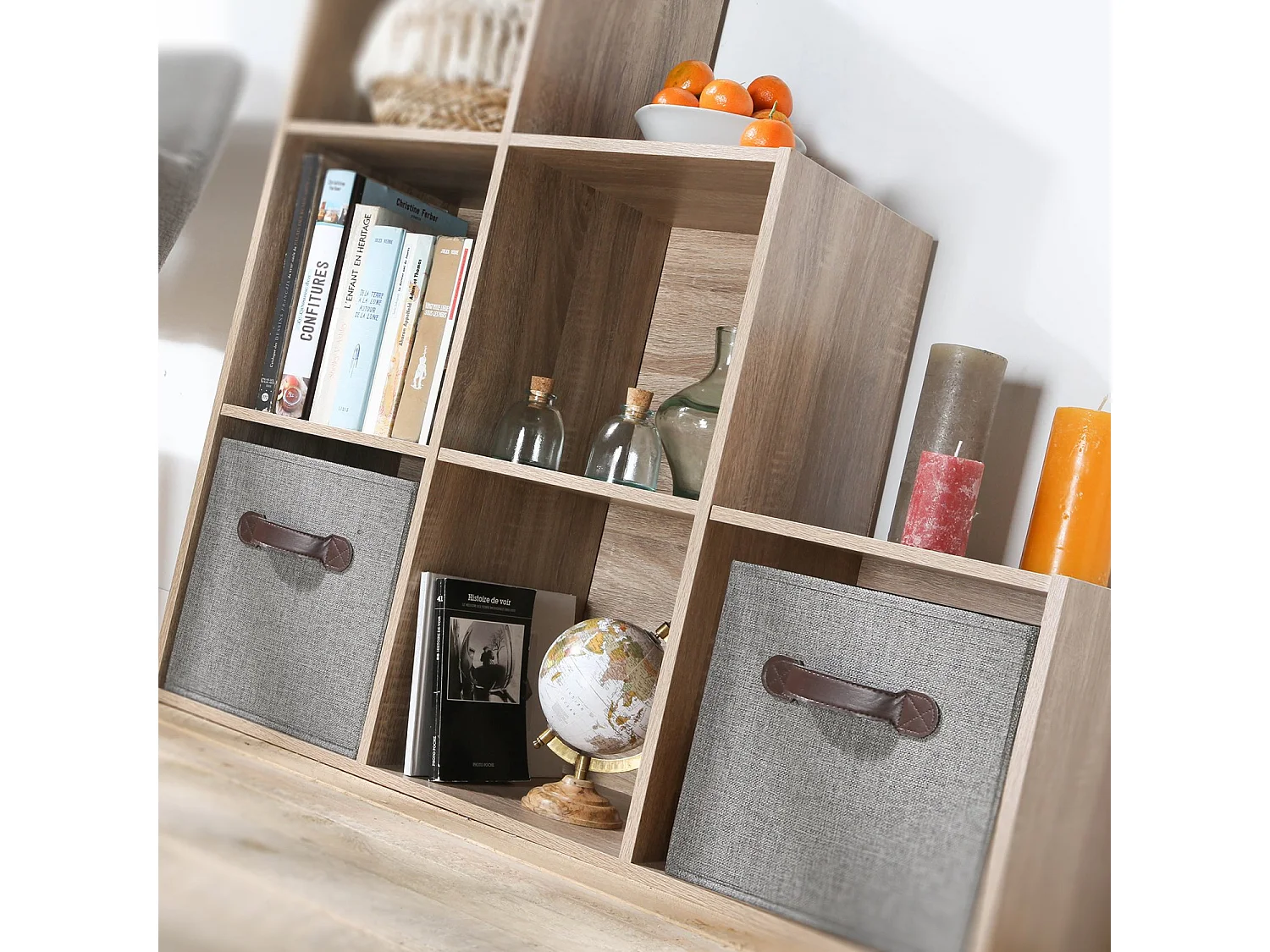 Meuble 6 Cases en Escalier