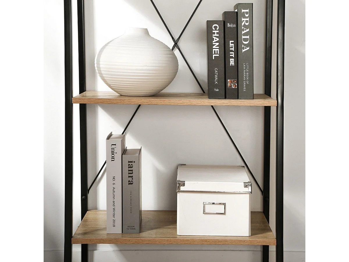 Estantería de almacenaje 4 niveles estilo industrial