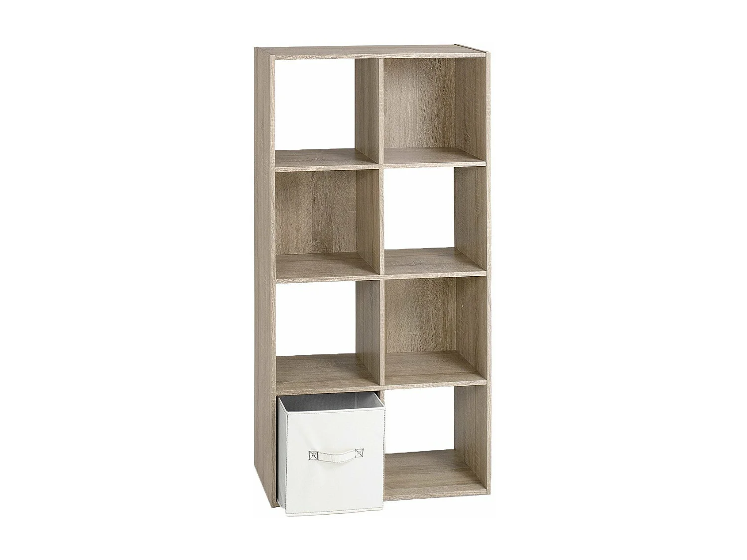 Regal zur Aufbewahrung mit 8 Fächern - L62 x H123 cm