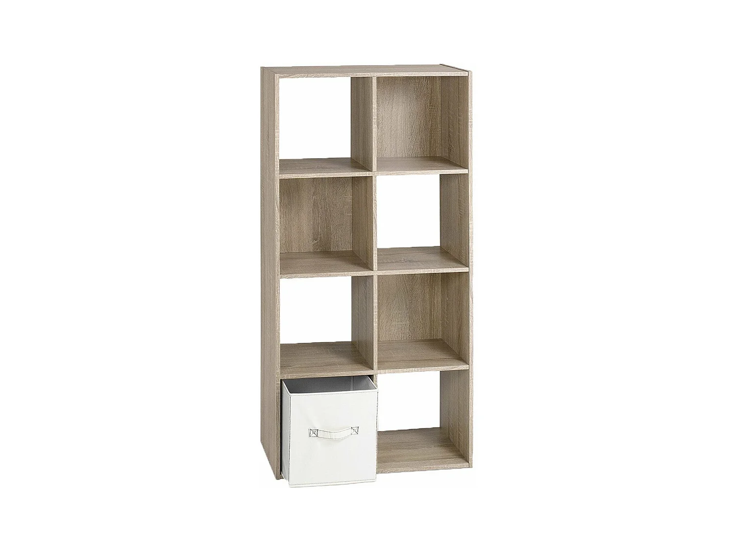 Regal zur Aufbewahrung mit 8 Fächern - L62 x H123 cm
