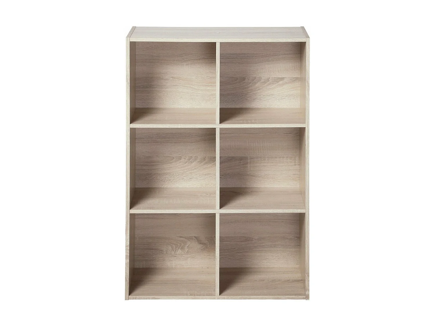 Étagère de rangement 6 cases - H91,5 x L61,5 cm