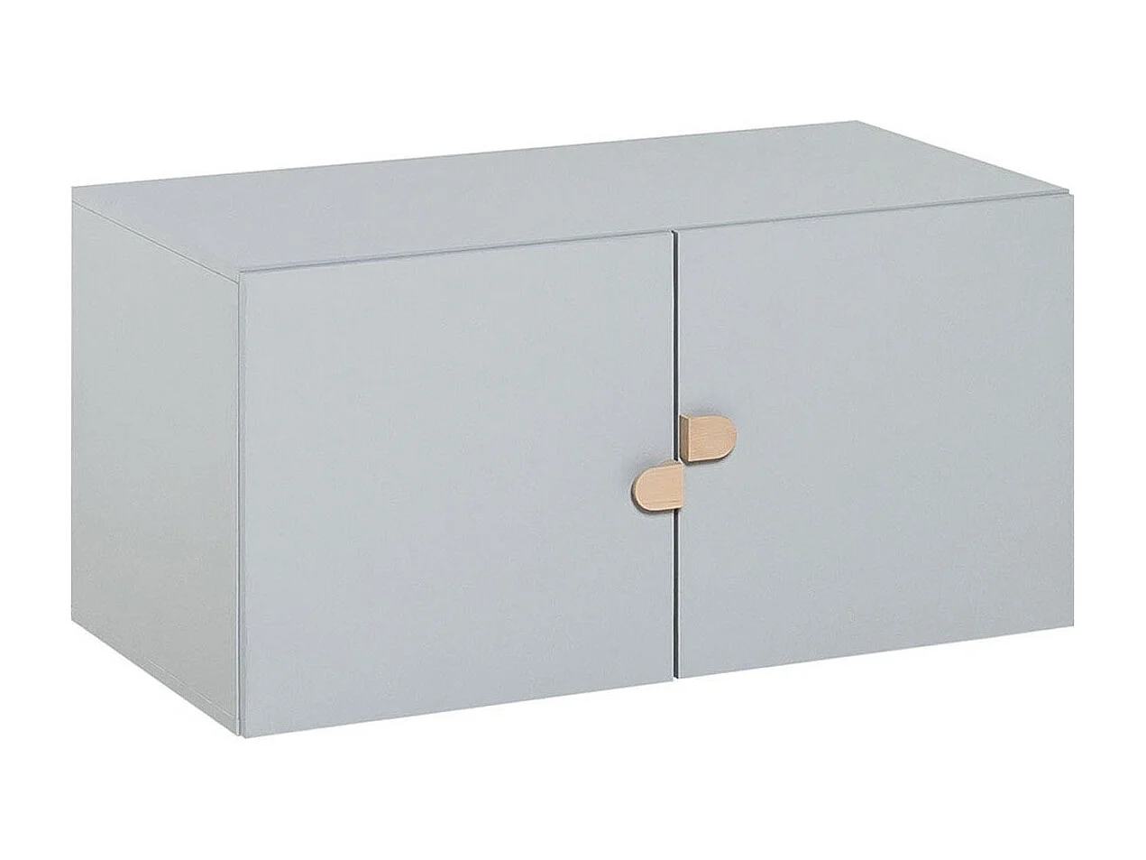 Bibliothèque 8 cases avec meuble bas 2 portes - STIGE