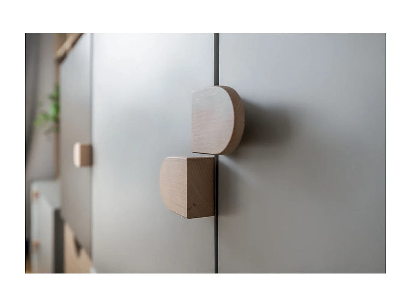 Bibliothèque 8 cases avec meuble bas 2 portes - STIGE