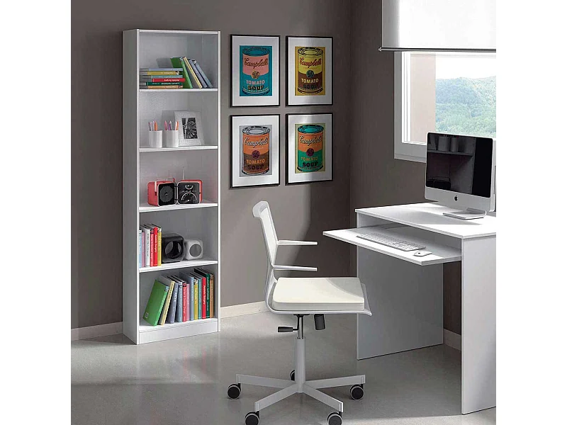 Etagère 5 niveaux - L52 x H180 cm