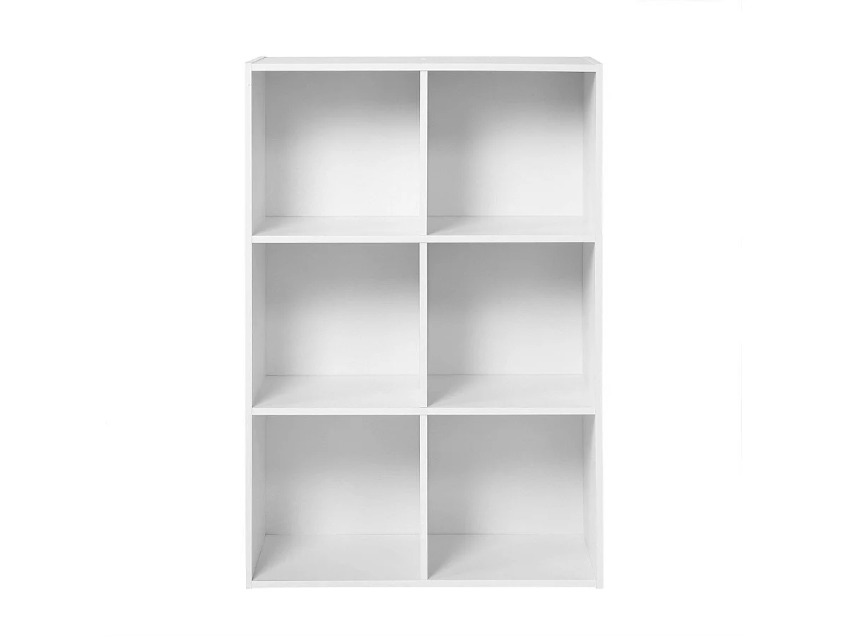 Étagère de rangement 6 cases - H91,5 x L61,5 cm
