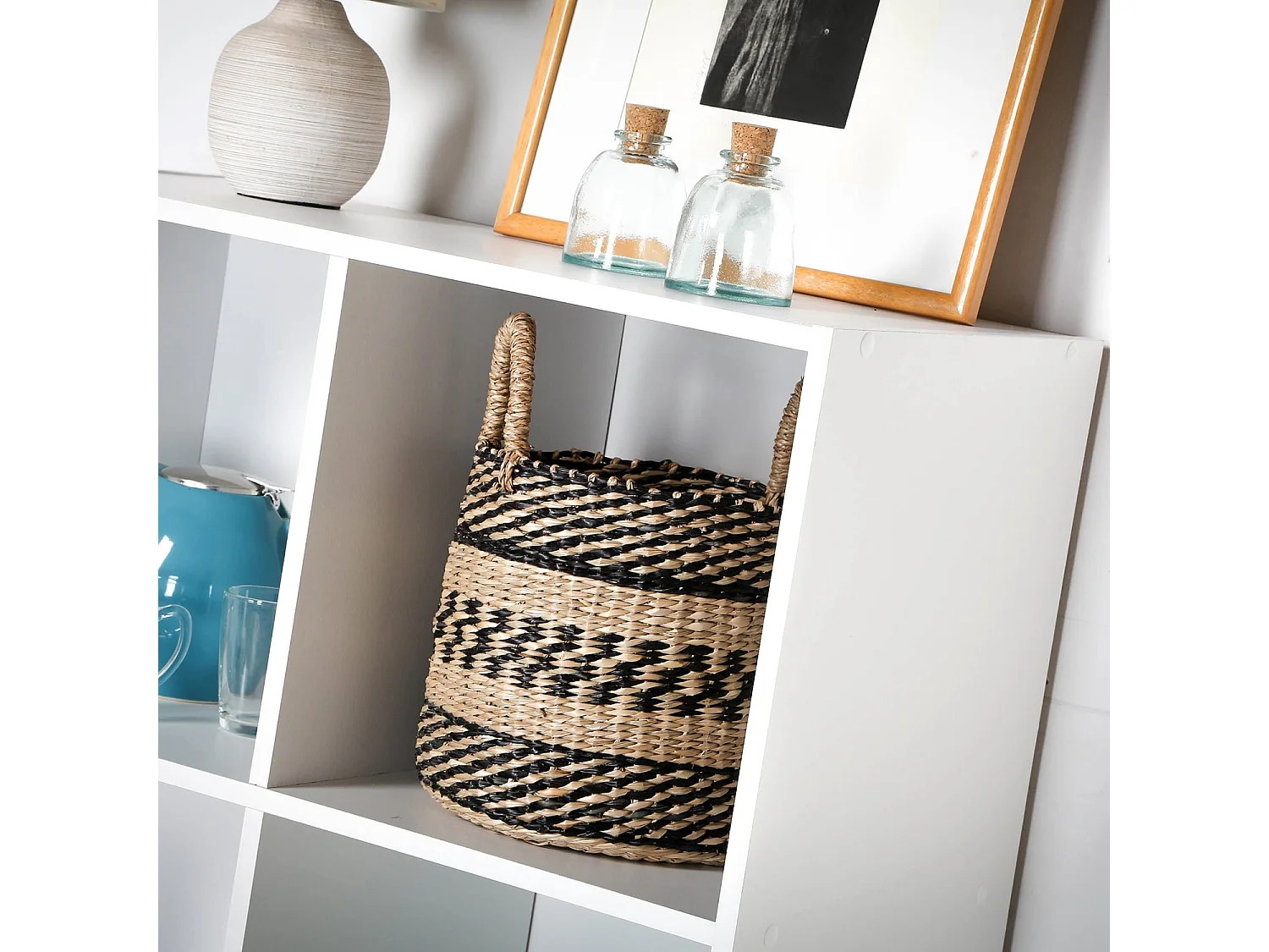 Scaffale a 6 scomparti - L61 x H91 cm