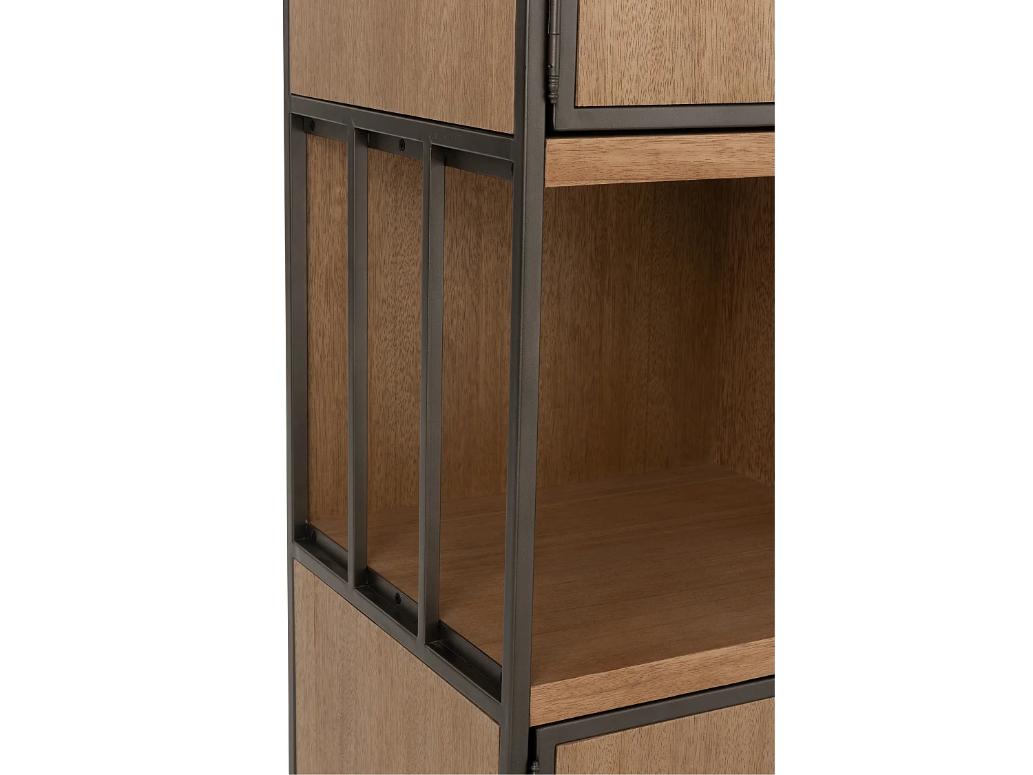 Etagère 3 niveaux - 2 tiroirs et 2 portes