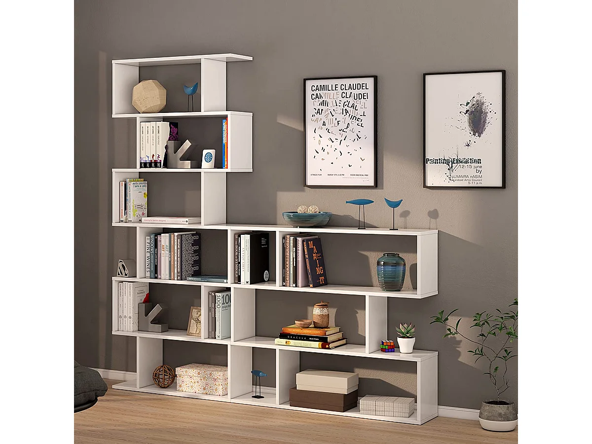 Étagère basse de 3 niveaux L110 x H97cm