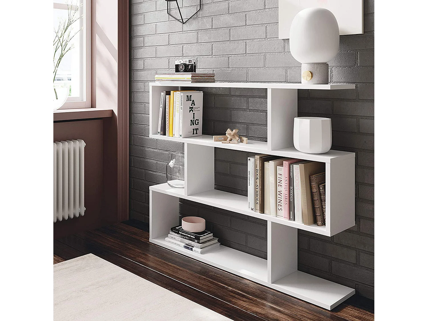 Étagère basse de 3 niveaux L110 x H97cm