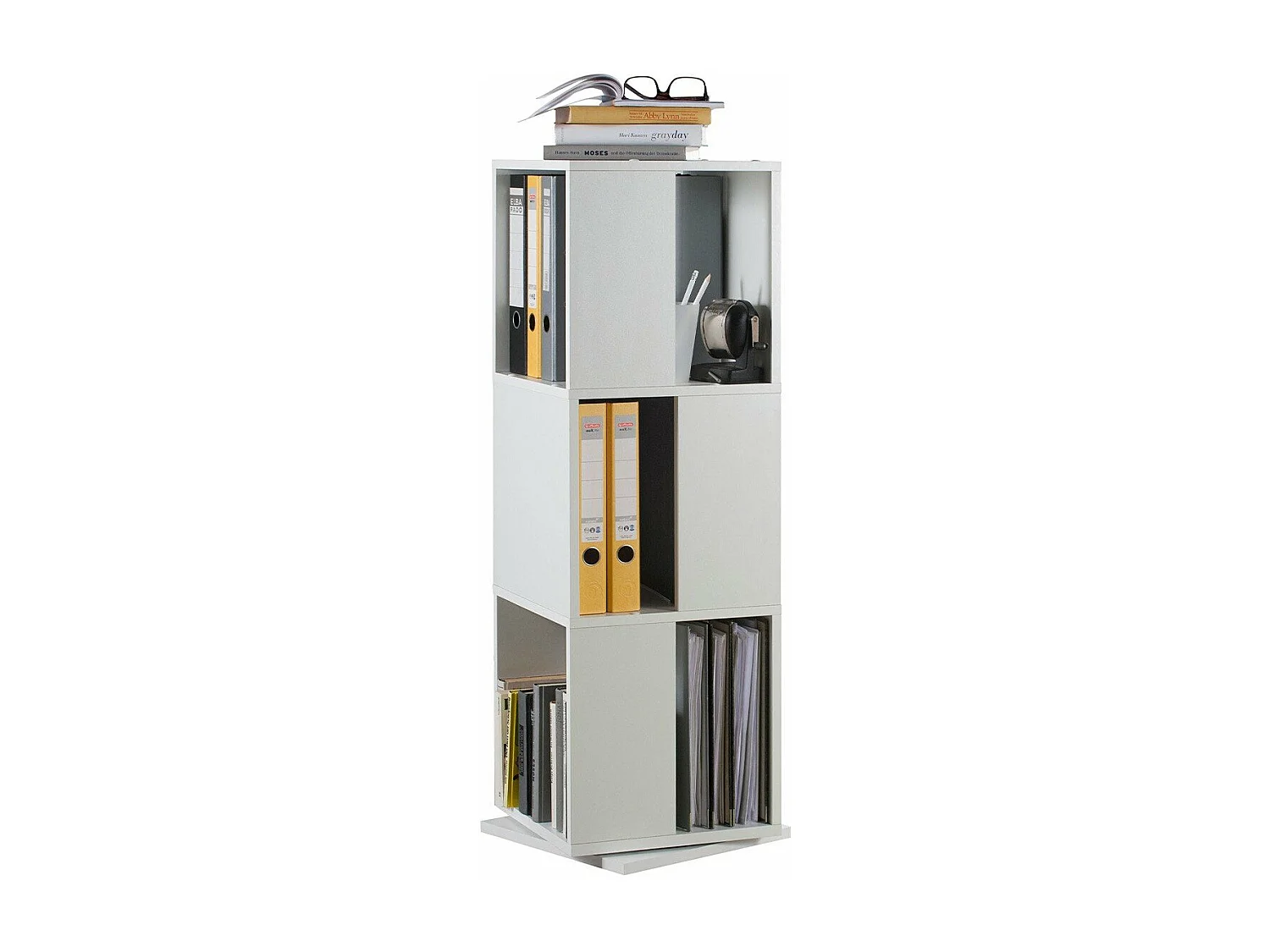 Étagère Pivotante 3 Compartiments H108 cm - Tower
