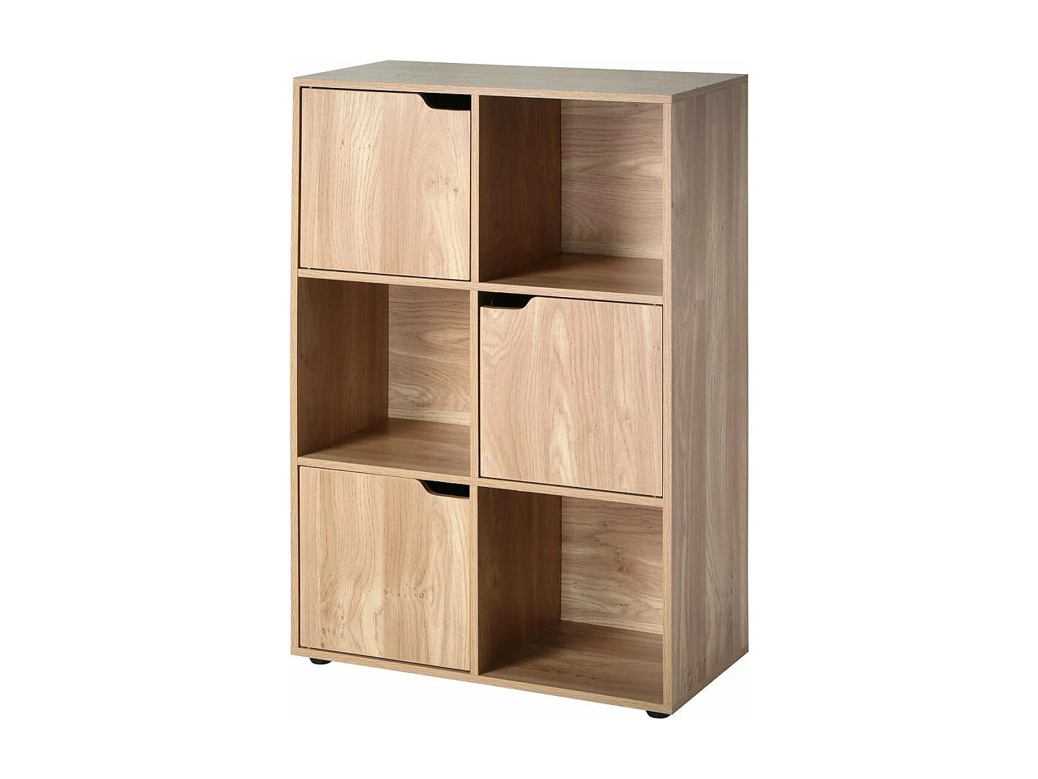 Meuble à 6 cases avec trois portes - Modu