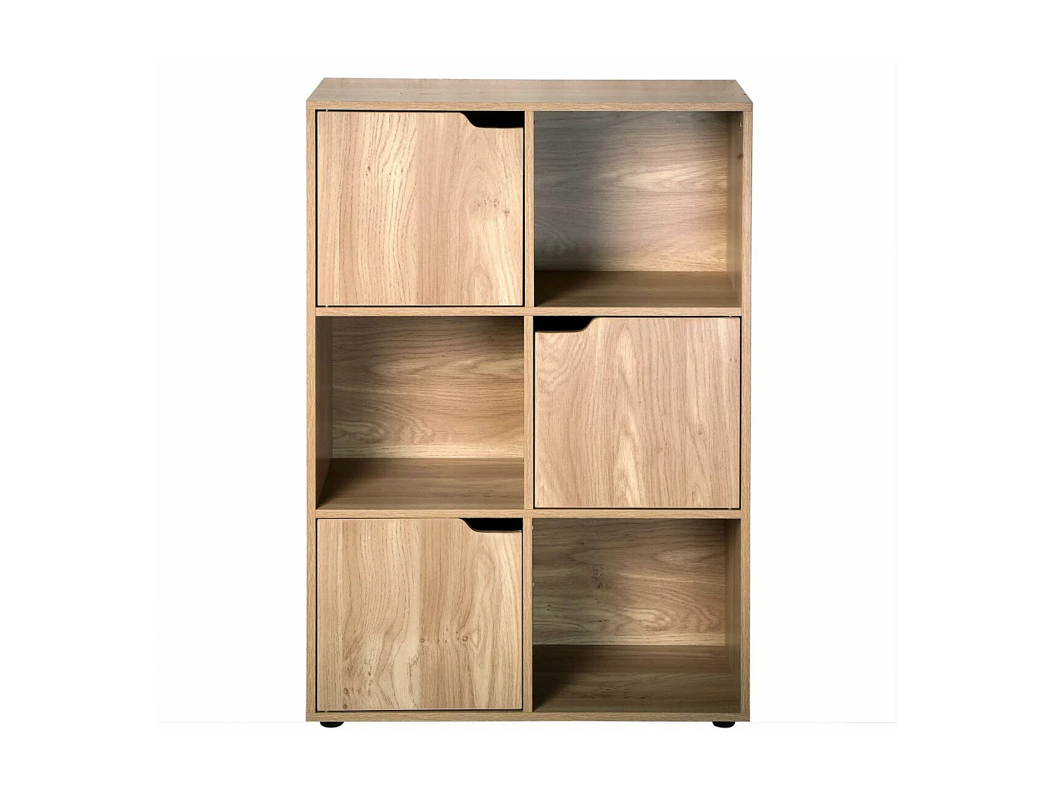 Meuble à 6 cases avec trois portes - Modu