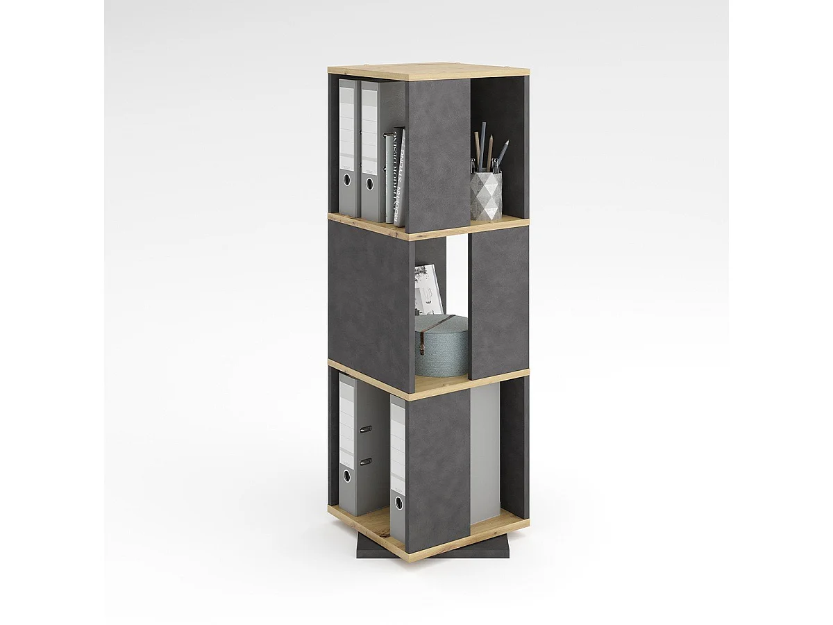 Étagère Pivotante 3 Compartiments H108 cm - Tower