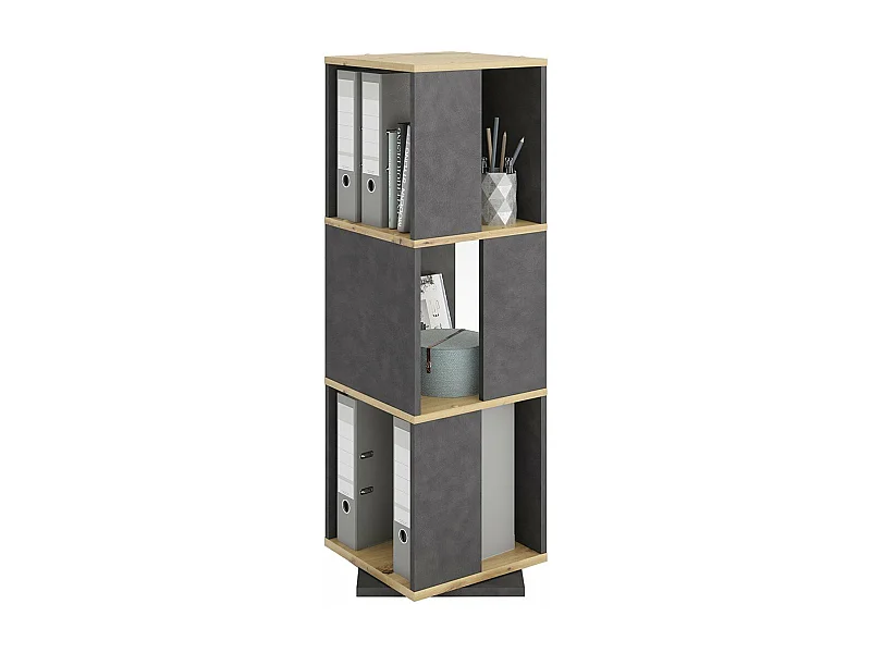 Étagère Pivotante 3 Compartiments H108 cm - Tower