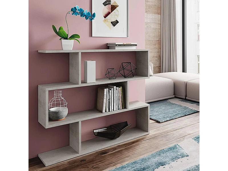 Étagère basse de 3 niveaux L110 x H97cm