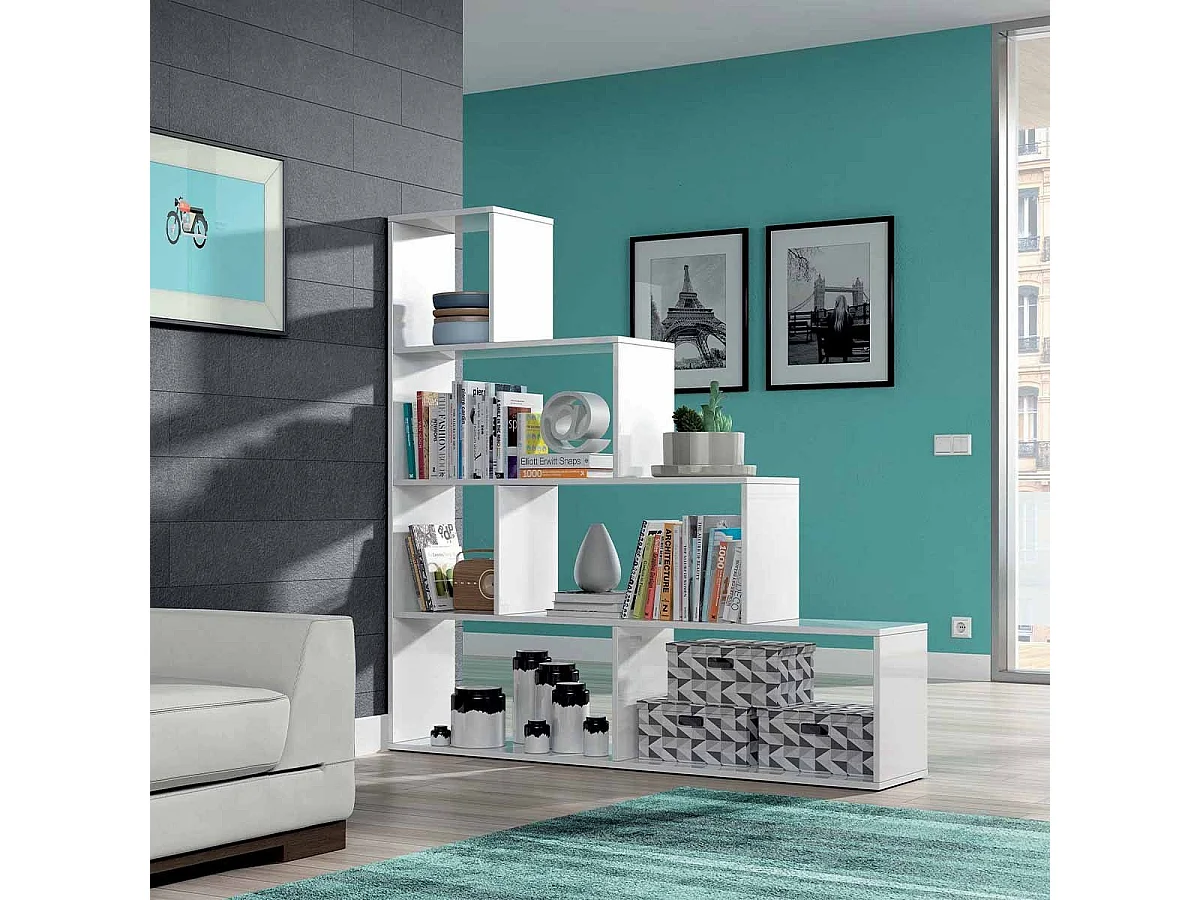 Étagère escalier 6 cases Klum - H145 cm