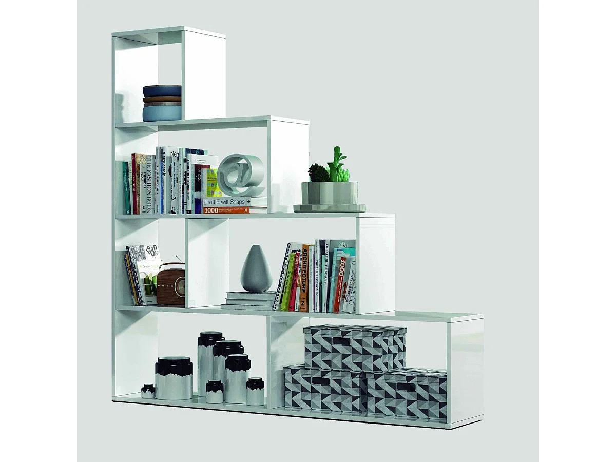 Étagère escalier 6 cases Klum - H145 cm