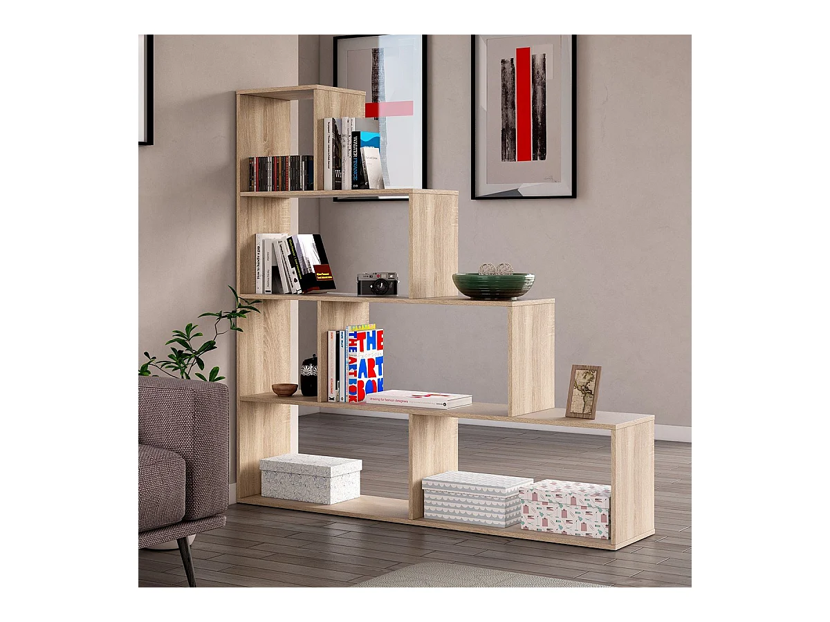 Étagère escalier 6 cases Klum - H145 cm