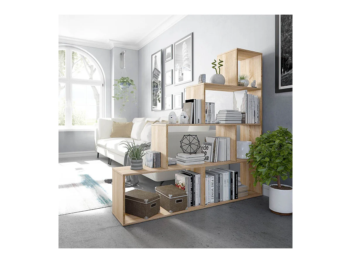 Étagère escalier 6 cases Klum - H145 cm