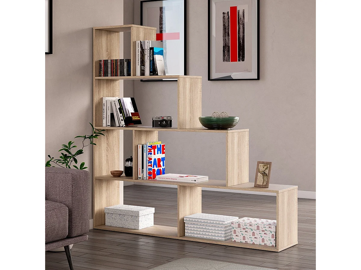 Étagère escalier 6 cases Klum - H145 cm