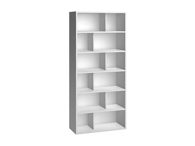 Multi-opberg boekenkast 6 niveaus H206 cm - 4YOU