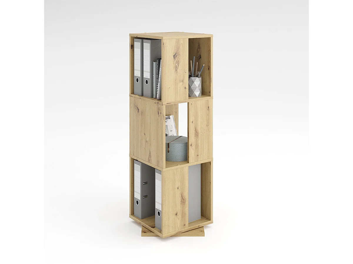 Étagère Pivotante 3 Compartiments H108 cm - Tower