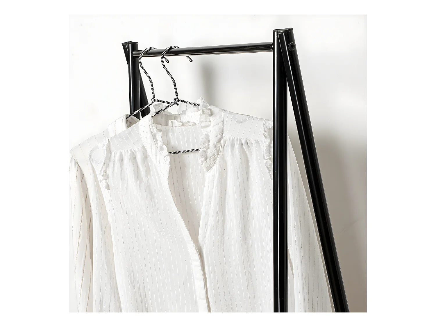 Portant 2 Étagères Style Industriel