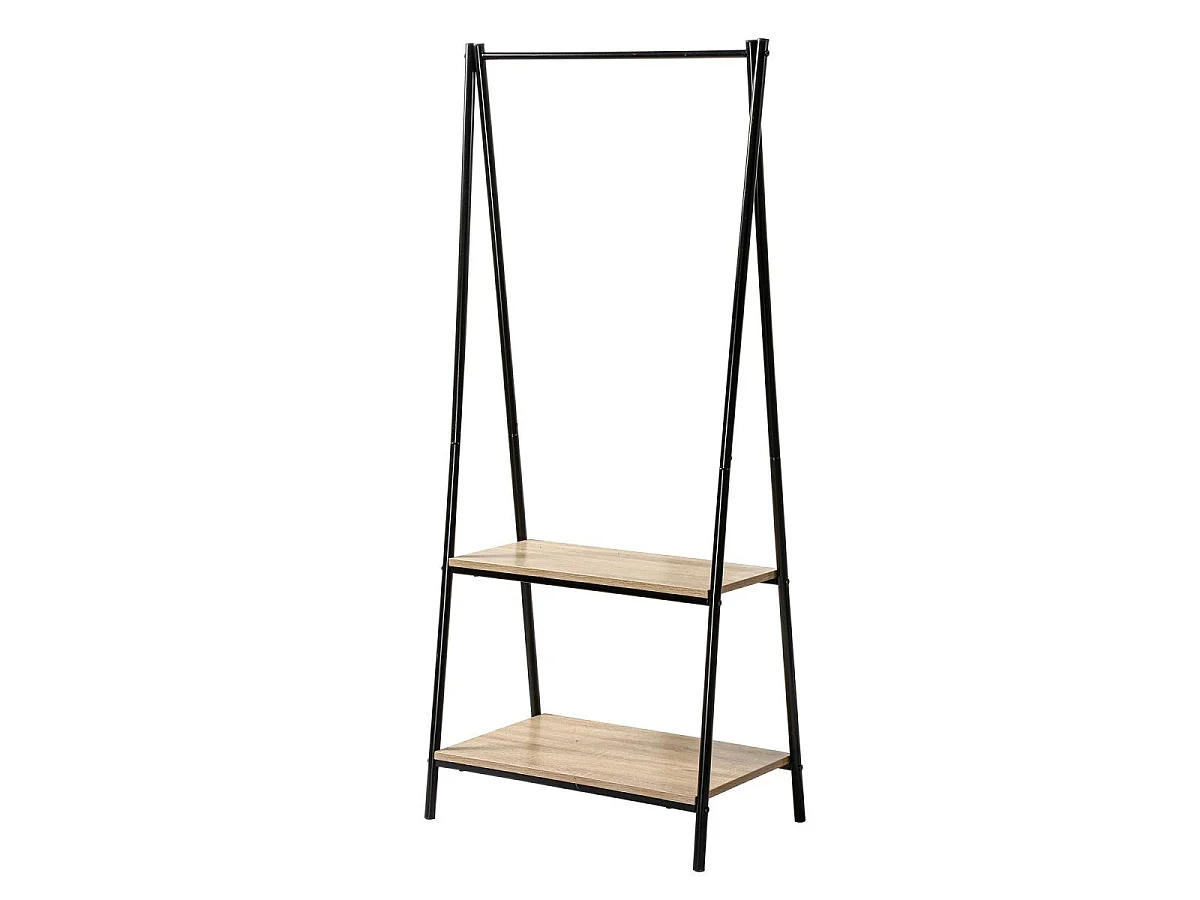 Portant 2 Étagères Style Industriel