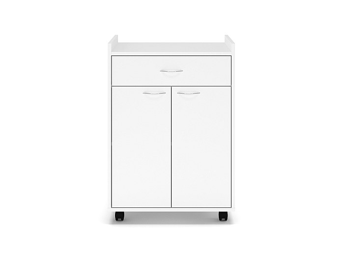 Meuble de Rangement Cuisine 2 Portes 1 Tiroir - Cooky