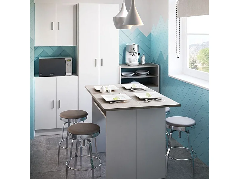 Desserte micro-ondes L59 cm